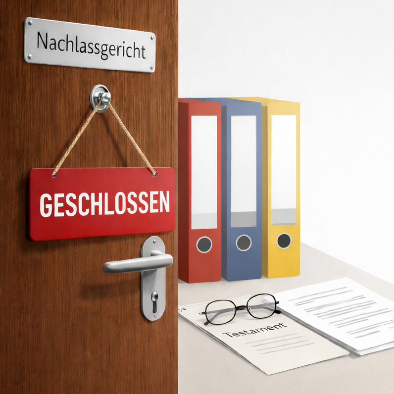 Nachlassgericht geschlossen